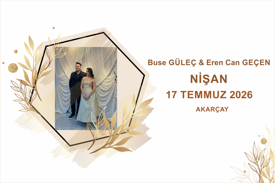 Nişan İçin Ayrılmıştır. - Yönergeye uygundur.