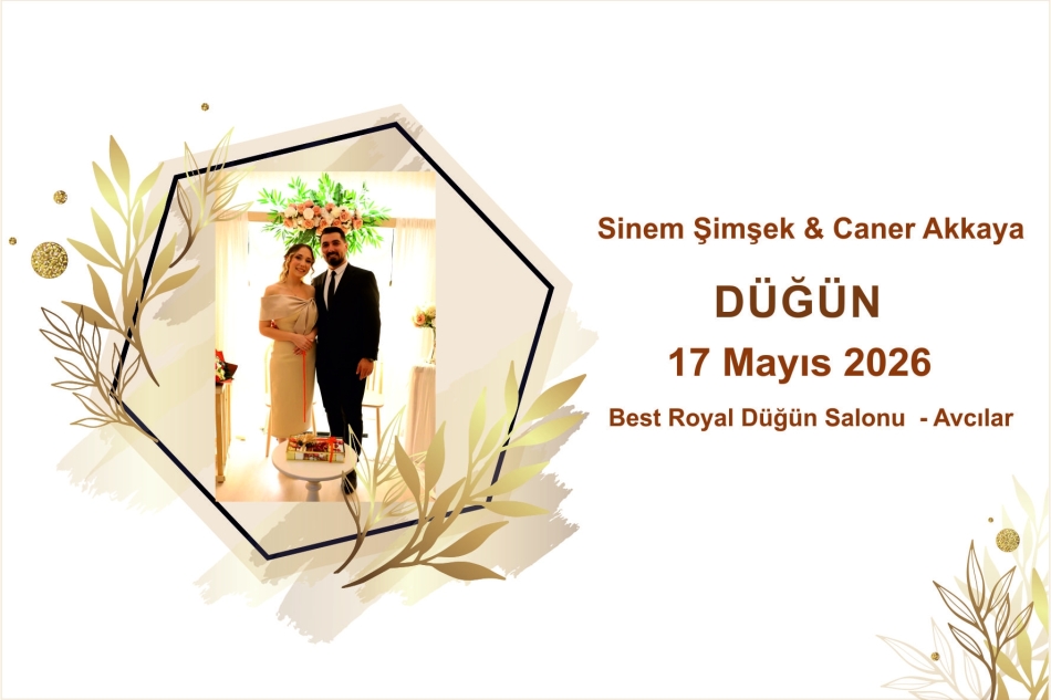 Sinem Şimşek & Caner Akkaya Düğün