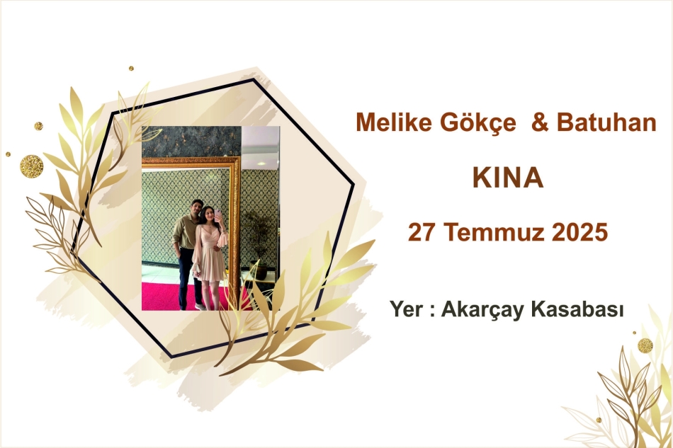 Melike Gökçe Erdoğdu & Batuhan Erbudak